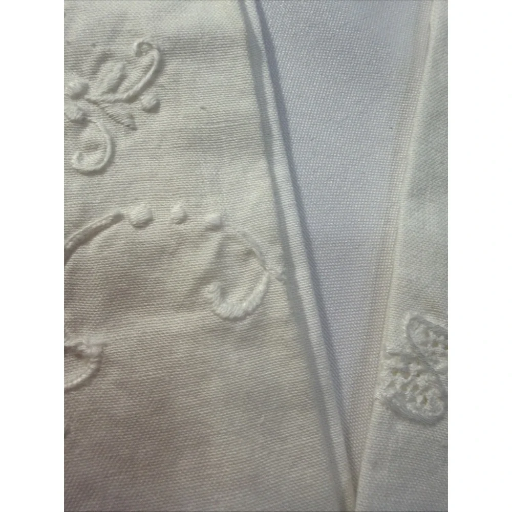 Vintage Old Guest Cotton Hand Towels‎ Beautiful Embroidery 527-2